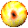 A circular icon with a fiery gradient transitioning from yellow to red, featuring a small dark spot on the left side.