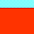 Animated contact sheet of a cartoon elephant icon with multiple frames showing sequential motion across red and cyan background stripes.