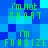 Pixelated green text on blue background with repeated phrases 'i'm not SHORT' and 'i'm FUNGIZE', animated to alternate between the two states