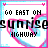 identical square icons with pink borders, each containing text and a blue-and-pink circular graphic