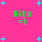 Pixelated green text 'Aita =]' on bright pink background with cyan starbursts, four identical copies arranged in a pattern