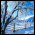 six showing a winter landscape with bare trees and a blue sky, overlaid with partially obscured text fragments