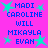 Pixelated text and star shapes on a bright pink background with blue lettering.