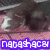 A pixelated image shows a dark figure with white accents on pink background, featuring blue text at bottom.