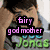 Four pixelated show a person with dark hair and text overlays: 'fairy god mother', 'i wish for', 'JOE!!', and 'JONA S!!' with heart symbols