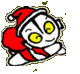 Six cartoon character icons in a , each with distinct eye colors and hat/clothing variations against gray background
