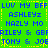 Green background with blue pixelated text repeating 'LUV MY BFF' and names 'ASHLEYz', 'NAZLY MO', 'RILEY & GB', 'TONY & JOE' in a pattern with yellow dotted lines separating sections