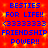 Red background with blue text reading BESTIES FOR LIFE!! (333333) FRIENDSHIP POWER!! in pixelated font, repeated twice side-by-side.
