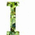 A green syringe with a metallic needle and dark liquid inside, positioned vertically against a white background.