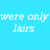 A static image with a light blue background displaying white text arranged in three and three , forming a of nine phrases
