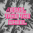A 5x5 contact sheet of animated frames showing a pixelated text animation with "JESUS, TAKE THE WHEEL" in pink on a gray patterned background.