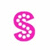 Four pixelated letters S, H, A, E arranged in a with distinct colors and white dot patterns on solid background