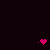 Animated pixel art contact sheet showing 12 frames of pink hearts and dotted trails on a dark background with "I LOVE YOU" text in the bottom-right corner.