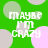 Green background with gray and pink circles; white text 'MAYBE I'M CRAZY' in pixelated font; animation shows pink circles changing shape and position.