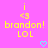 Pixelated text and symbols on a bright pink background with yellow and cyan elements.