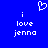Blue background with white pixelated text and a heart symbol, showing identical static content across observations.