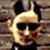 A 2x2 contact sheet of a pixelated animated icon featuring two identical frames with a character's face on the left and