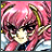 A pixelated anime-style character with pink hair and a yellow headband on the left, next to black background text reading "Anime IM" and "com" on the right.