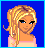 A 3x3 contact sheet of pixel art frames showing a cartoon character and repeated text "SuSaN" in various color combinations, with the top-left frame featuring a blonde female character's head and shoulders.