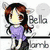 Six pixelated anime-style characters in a , each with unique hair colors and clothing, some holding objects like a blue sphere or a lamp, with text labels above or beside them