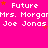 Static image with bright pink background displaying repeated text and star symbols in white and orange.