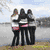 Six distinct group photos arranged in a , each showing people in various poses and settings with visible clothing details
