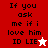 A split-screen image with red and white backgrounds displaying text "If you ask me if i love him ID LIE" alongside star symbols.