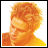 A 2x2 contact sheet of three animated frames from a Ryan Cabrera-themed AIM buddy icon showing a pixelated portrait, text, and song title with date.