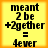 Four identical yellow square with orange borders display pixelated text reading 'meant 2 be +2gether = 4ever' in black font