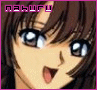 Anime-style character face with brown hair and large eyes, displayed in a of six showing sequential mouth expressions