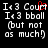 Pixelated text displays 'I43 Court' with red heart outline over 'Court', 'I43 bball', and '(but not as much)' on black background.