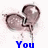 Three gray balloons with dark outlines float above blue text reading "You Aren't Worth The Tears" on a white background.