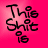 Pixelated banana character with red mouth and green limbs on pink background, paired with various black handwritten text elements.