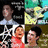 Four- of pixelated images with blue text overlays reading 'nick forever ♡33', 'joe forever ♡33', and 'kevin nope!' on white background