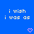 Blue background with pixelated text and pink heart symbols in a pattern, showing animation changes between frames