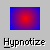 12 square images showing a central dot expanding into concentric rings with color gradients, each labeled "Hypnotize" below