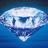 A pixelated diamond shape on a blue background next to red text reading 'want sumth small, shiny and SPARKELY!!'