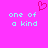 Pixelated text and heart symbol on bright pink background with light blue lettering.