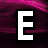 six pixelated displays the word 'EMILY!' with each letter on a separate , featuring vibrant abstract backgrounds