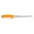 A static pixelated image shows a horizontal screwdriver with an orange handle and metallic shaft against a white background.