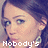 A pixelated image of a person with long dark hair and earrings, showing two side-by-side frames where the text below changes from 'Nobody's' to 'Perfect'.