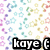 Pixelated pattern of small, colorful geometric shapes in pastel hues with a black-and-white text block at the bottom.