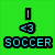 Pixelated text and symbols on four colored backgrounds with no visible motion or animation changes.