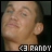 Pixelated close-up of a person's face with visible ear, mouth slightly open, and text "RANDY" in pixel art font at bottom right.