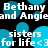 Static image with white text on black background featuring repeated phrases and blue circular shapes.