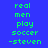 text-based icons on a blue background with yellow highlight , displaying green pixelated words