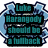 Six blue gear-shaped icons with teal text on black backgrounds arranged in a , each displaying distinct phrases