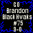 Pixelated text and blue lightning-like patterns on a black background, repeated in two identical sections.