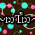 Pixelated icon with dark brown background featuring interconnected cyan and pink circles linked by thin lines, overlaid with large white stylized text on a black banner.