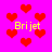 Pixelated red hearts float on a bright pink background with yellow text reading 'Bri jet' in four locations.